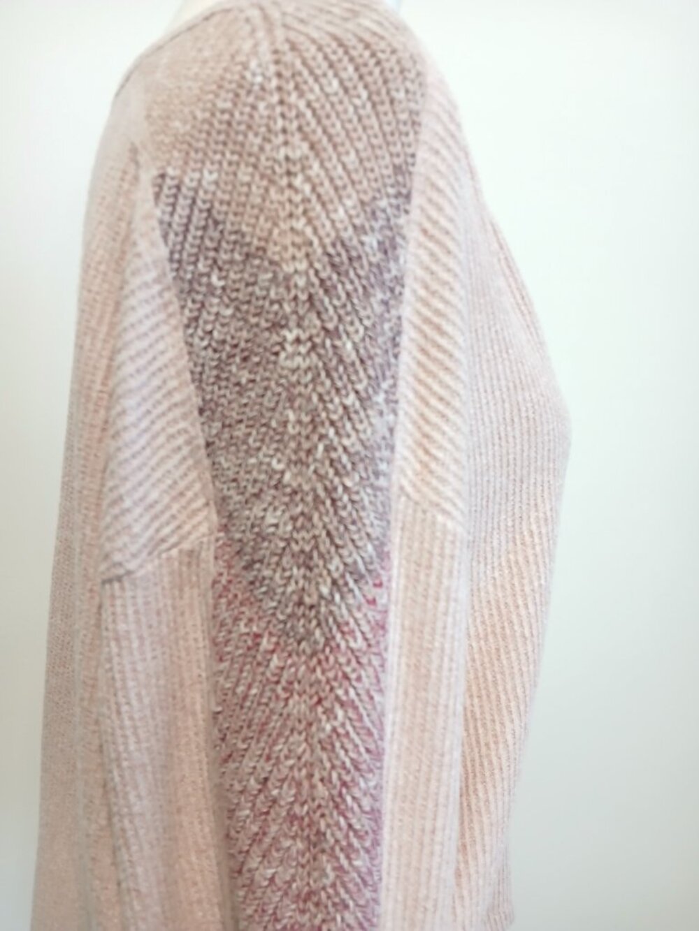 Anthropologie Daily Practice Soft Girl Mixed Knit Thermal Top Size XL - Picture 5 of 10